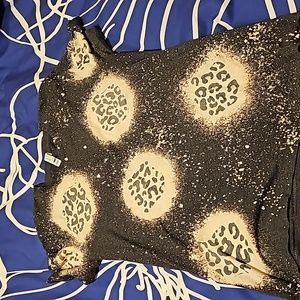 Womens Bleach splatter shirt